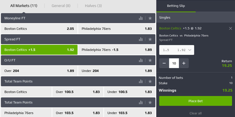 Scommesse spread